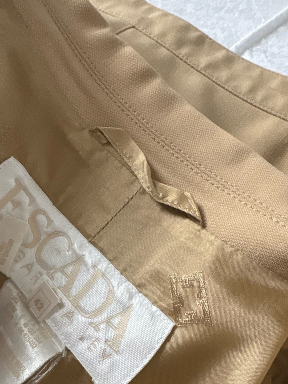 Escada woman’s tailored suit